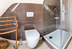 Duschkabine, Toilette